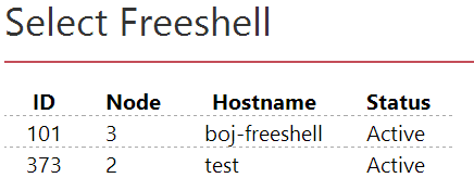 freeshell-select